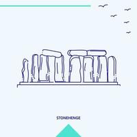 Stonehenge-Skyline-Vektorillustration vektor