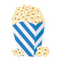 Schauen Sie sich dieses flache Design des Popcorn-Vektors an vektor