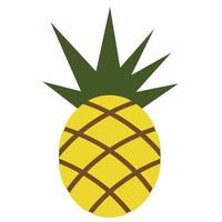 Ananas flaches Symbol vektor