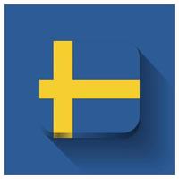 schweden unabhängigkeitstag design kartenvektor vektor