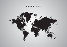 Skugga World Map Vector