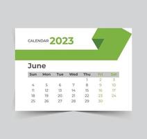 2023 Kalender frohes neues Design vektor