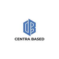 abstrakter Anfangsbuchstabe cb oder bc Logo in blauer Farbe isoliert auf weißem Hintergrund angewendet für E-Commerce-Entwicklungsberatung Logo auch geeignet für die Marken oder Unternehmen haben den Anfangsnamen bc. vektor