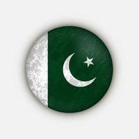 Land Pakistan. Pakistanische Flagge. Vektor-Illustration. vektor