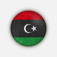 Land Libyen. Libyen-Flagge. Vektor-Illustration. vektor