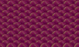 geometrische Art-Deco-Muster-Blumen-Design. abstrakte Vektorillustration farbenfroher floraler Hintergrund, Banner-Vorlage im japanischen Stil vektor