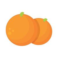 apelsiner frukt ikon vektor