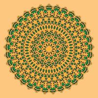 Lasergeschnittenes 3D-Mandala-Muster. 3D islamisches Mandala vektor