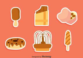 Choklad Food Vector Set