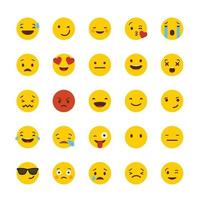 emoji ikon uppsättning design vektor
