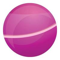 Fitness-Ball-Symbol, Cartoon-Stil vektor