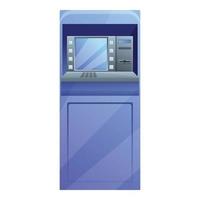 Geldautomaten-Symbol, Cartoon-Stil vektor