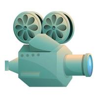 Kinofilmkamera-Symbol, Cartoon-Stil vektor