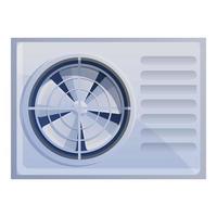 Symbol für Klimaanlagenventilator, Cartoon-Stil vektor
