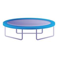 Trampolin-Symbol, Cartoon-Stil vektor