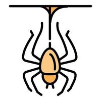 Spinnensymbol, Umrissstil vektor