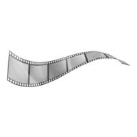 Foto-Filmstreifen-Symbol, Cartoon-Stil vektor