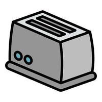 Toaster-Symbol, Umrissstil vektor