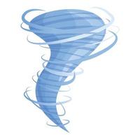 Speed-Tornado-Symbol, Cartoon-Stil vektor