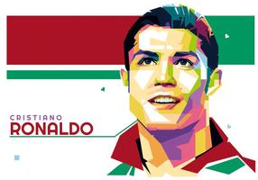 Cristiano Ronaldo vektor WPAP