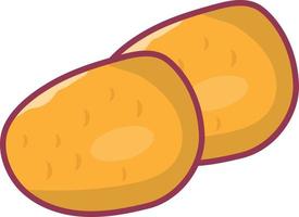 potatis vektor illustration på en bakgrund. premium kvalitet symbols.vector ikoner för koncept och grafisk design.