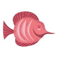 kleiner Fisch Meereslebewesen vektor