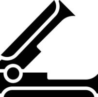 häfta remover brevpapper verktyg - fast ikon vektor