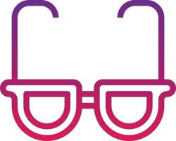 mode syn glasögon optisk glasögon läsning glasögon diverse oftalmologi - lutning ikon vektor