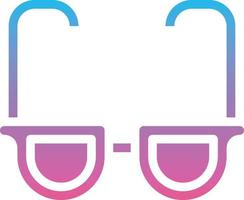Mode Vision Brille optische Brillen Lesebrille Verschiedenes Augenheilkunde - Farbverlauf solide Symbol vektor