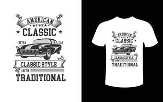 stile vintage typografie t-shirt design vektor