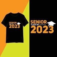 2023 T-Shirt-Design-Typografie vektor