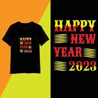 2023 t-shirt design typografi vektor