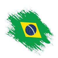 textur effekt Brasilien flagga vektor