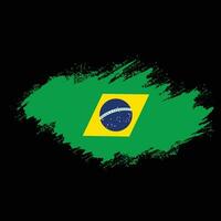 brasilien-splash-flaggenvektor vektor