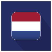Nederländerna flaggor design vektor