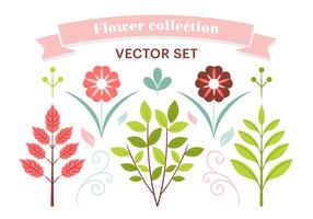 Freie Frühlings-Blumen-Vektor-Elemente vektor