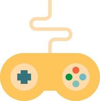 Joystick-Pad-Party-Spiel - flaches Symbol vektor
