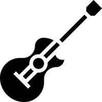 gitarr fest instrument musik musikalisk - fast ikon vektor