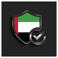 uae flagga design vektor