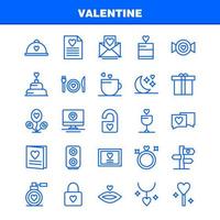 Valentinszeilen-Icon-Pack für Designer und Entwickler Ikonen der Datei Liebesromantik-Valentinsbild Liebesromantik-Valentinsgrußvektor vektor