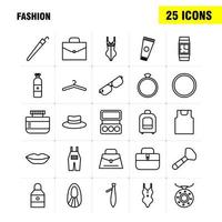 Fashion-Line-Icons für Infografiken Mobile Uxui-Kit und Druckdesign umfassen Jacke, Kleid, Tücher, T-Shirt, Hemd, Kleiderkollektion, modernes Infografik-Logo und Piktogramm-Vektor vektor