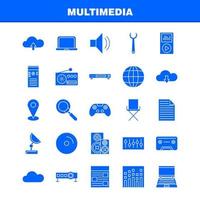 Multimedia-Solid-Glyphen-Symbol für Webdruck und mobiles Uxui-Kit wie Disco-Kugel-Kugel Disco-Party-Kugel-Equalizer-Beat-Piktogramm-Pack-Vektor