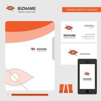 nicht gesehen Business-Logo-Datei-Cover-Visitenkarte und mobile App-Design-Vektor-Illustration vektor