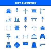 stad element fast glyf ikoner uppsättning för infographics mobil uxui utrustning och skriva ut design inkludera stum högtalare ljud stum högtalare högtalare ljud media eps 10 vektor