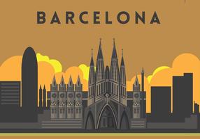 Sagrada Familia illustration Vector