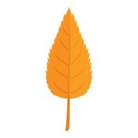 Saison-Herbst-Blatt-Symbol, Cartoon-Stil vektor