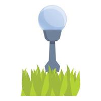 Golfball-Symbol, Cartoon-Stil vektor