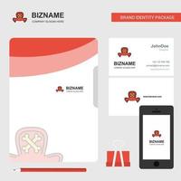 Ghost-Cap-Business-Logo-Datei-Cover-Visitenkarte und mobile App-Design-Vektor-Illustration vektor