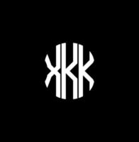 xkk brev logotyp abstrakt kreativ design. xkk unik design vektor