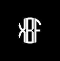 xbf Brief Logo abstraktes kreatives Design. xbf einzigartiges Design vektor